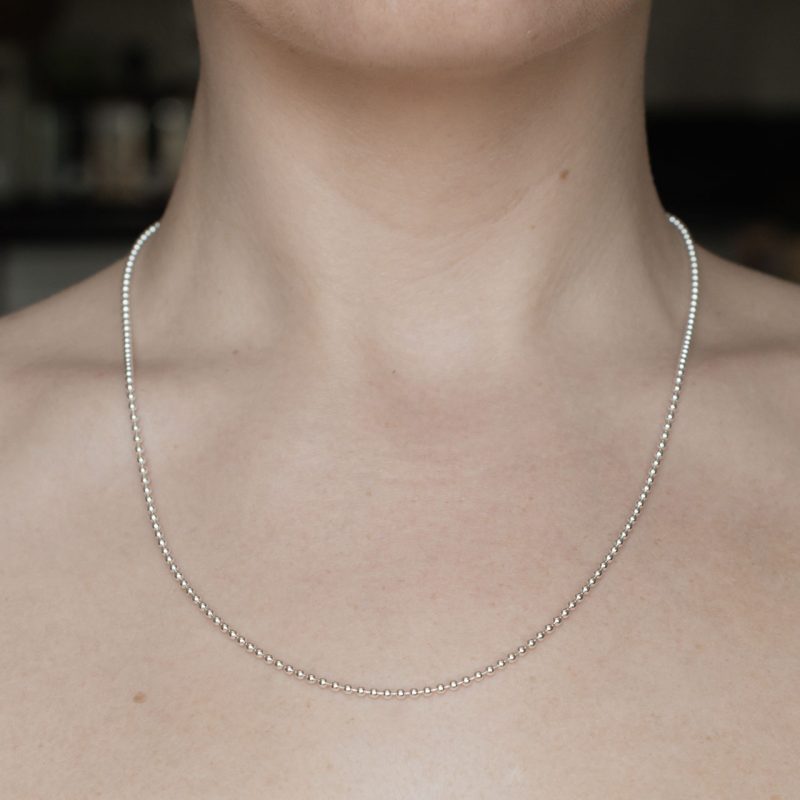 Silver Ball Chain: Perfect for Layering Necklaces