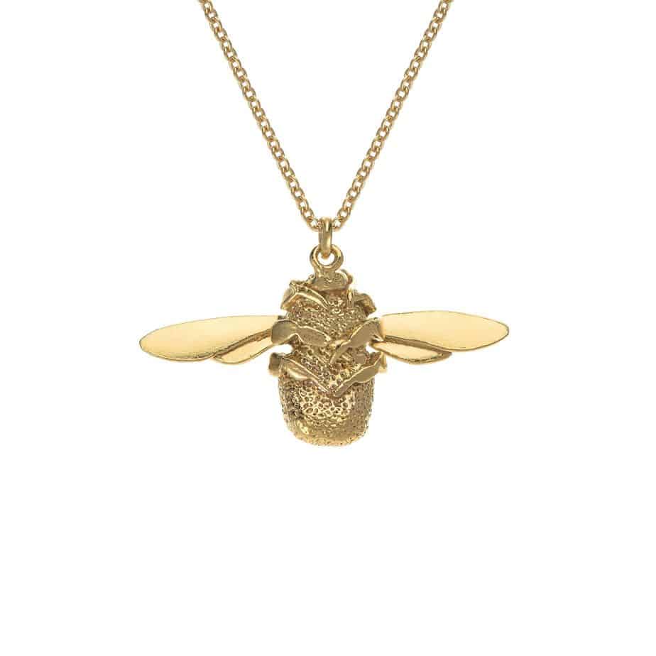 Alex Monroe Gold Vermeil Bumblebee Necklace - Silverado Jewellery ...