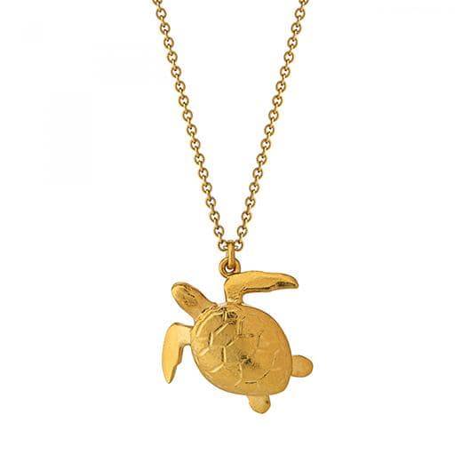 Sterling Silver Amber Tiny Turtle Necklace P3334 | Contemporary Designer  Jewellery