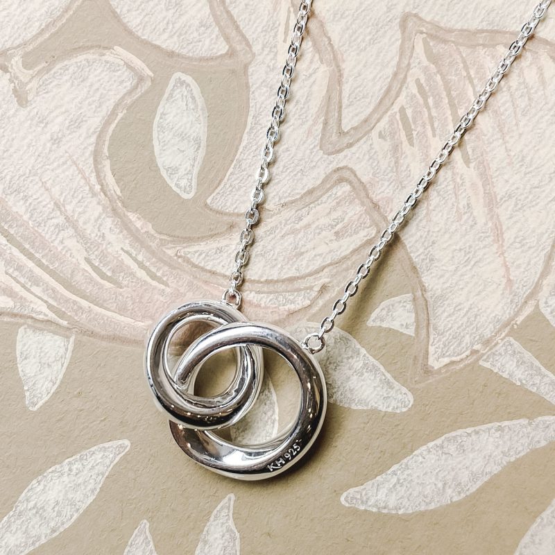 Silver Double Loop Necklace - Kit Heath - Silverado Jewellery