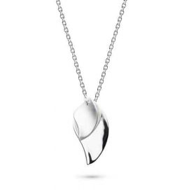 Kit Heath Jewellery Silver Enchanted Double Leaf Necklace