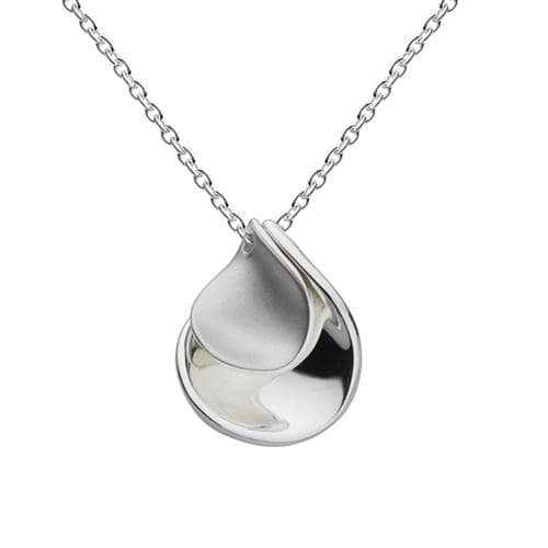 Kit Heath Jewellery Silver Petal Necklace | Pendant
