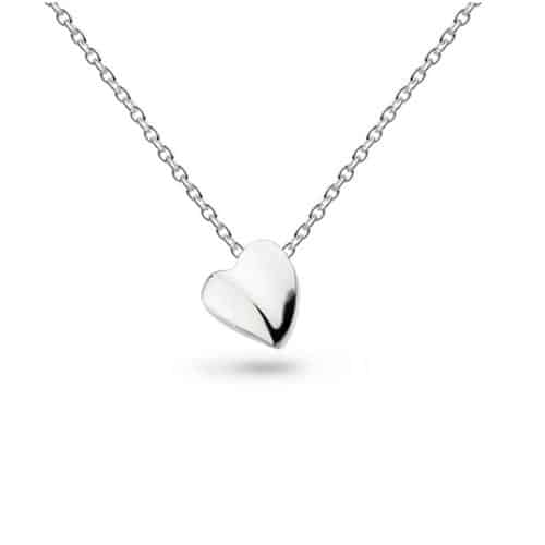 Kit Heath Jewellery Mini Silver Heart Necklace