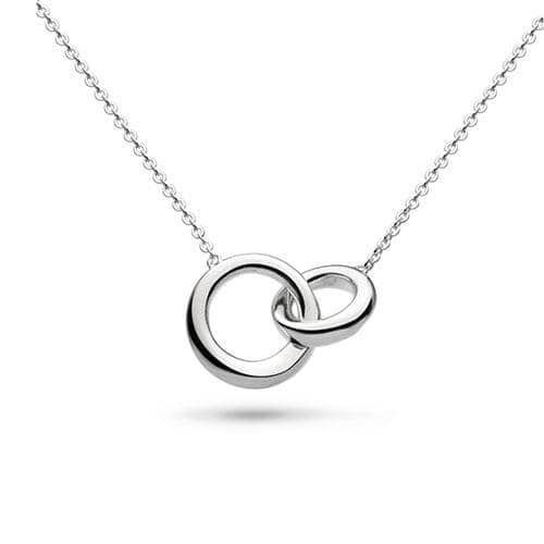 Kit Heath Jewellery Silver Double Bevel Loop Necklace
