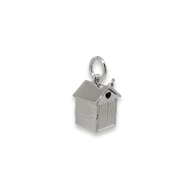 Beach hut charm - scarlett - silverado jewellery