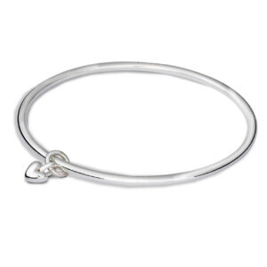 Silver Sweetheart Bangle