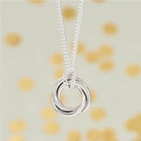 Silver bonds of friendship necklace by Tales from the earth