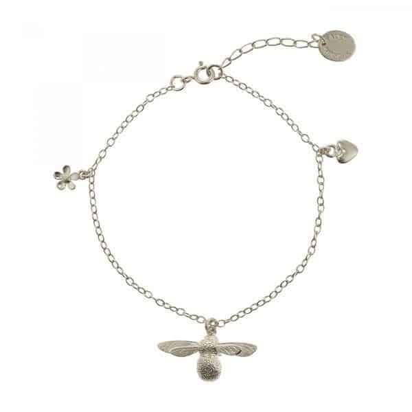 Alex Monroe Jewellery Silver Baby Bee Bracelet