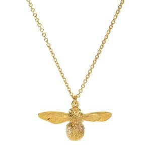Alex Monroe Jewellery Gold Vermeil Baby Bee Necklace