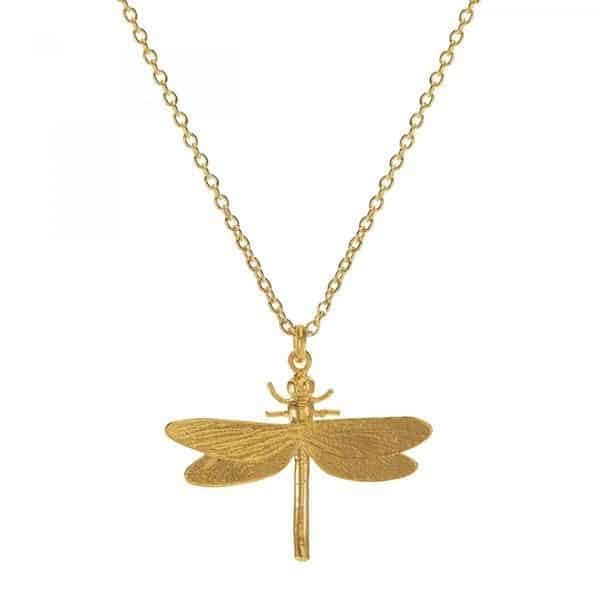 Alex Monroe Gold Dragonfly Necklace