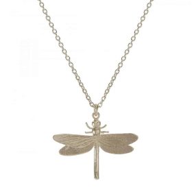 Alex Monroe Silver Dragonfly Necklace