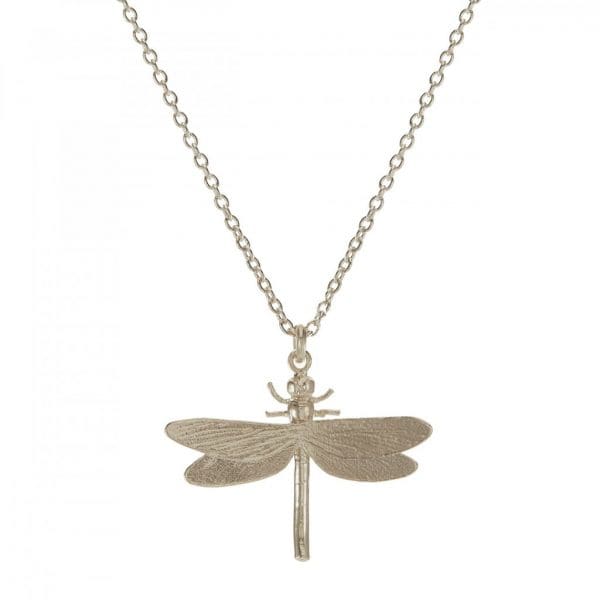 Alex Monroe Silver Dragonfly Necklace