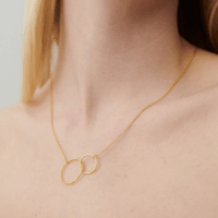 Pernille double loop necklace - Pernille Corydon - Silverado Jewellery
