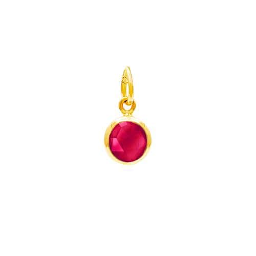 Luceir July Birthstone Pendant - Ruby - Silverado Jewellery - Jewellery