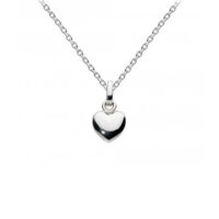 Silver Small Heart Necklace - Silverado Jewellery