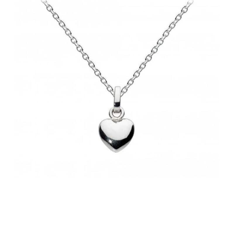 Silver Small Heart Necklace - Silverado Jewellery