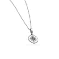 Silver compass necklace - Silverado Jewellery