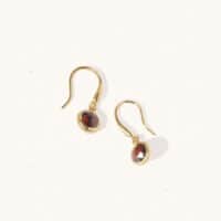 January Birthstone Drop Earrings - Luceir - Silverado Jewellery