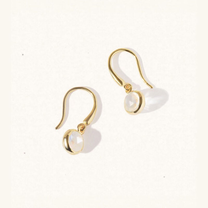 october birthstone drop earrings - Lucier - Silverado Jewellery