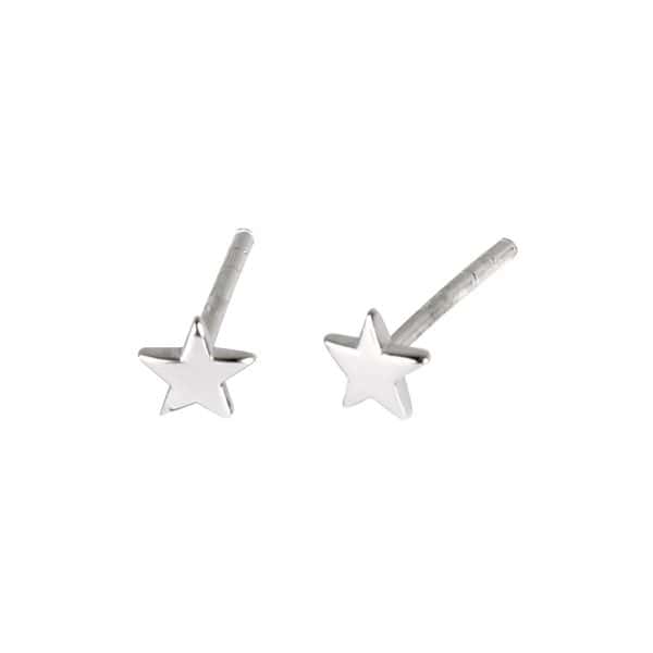 Silver Tiny Star Stud Earrings Silverado Jewellery