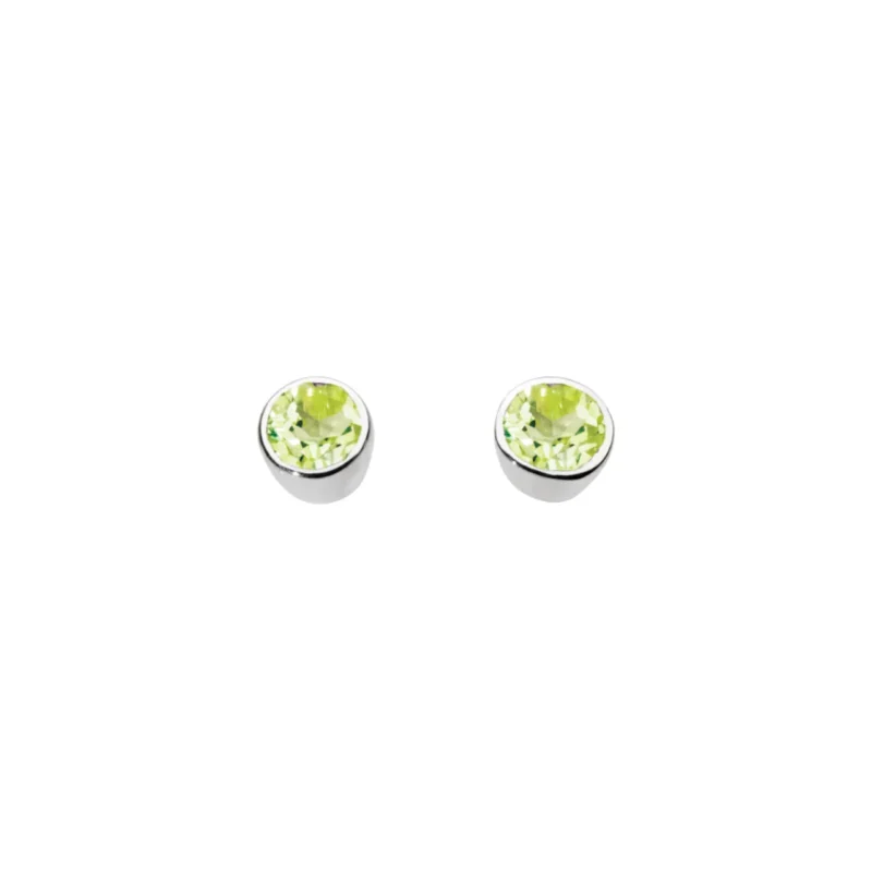 Peridot stud earrings - Silverado Classics - Silverado Jewellery