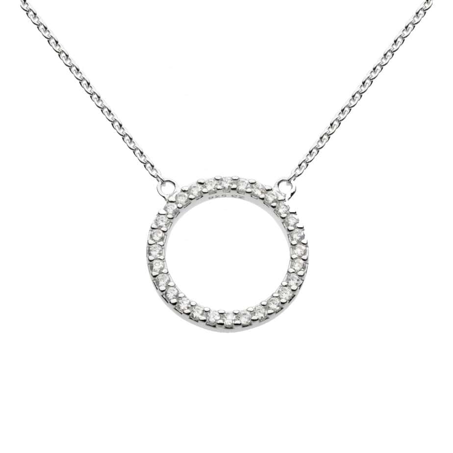 Sparkling Loop Necklace - Silverado Jewellery