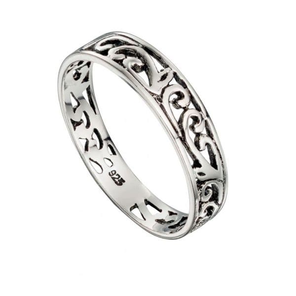 Filagree Ring Pattern Silver Filigree Ring - Silverado Jewellery