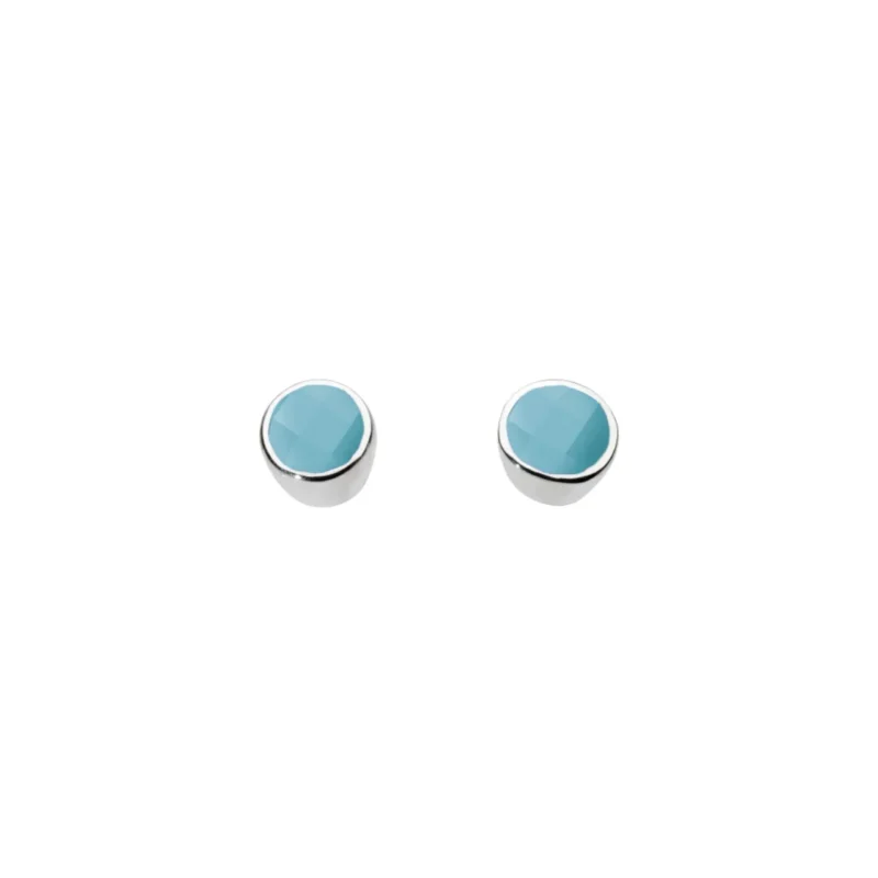 Turquoise stud earrings - Silverado Jewellery - Silverado Classics