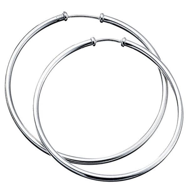Large Silver Hoops - Silverado Jewellery - Jewellery
