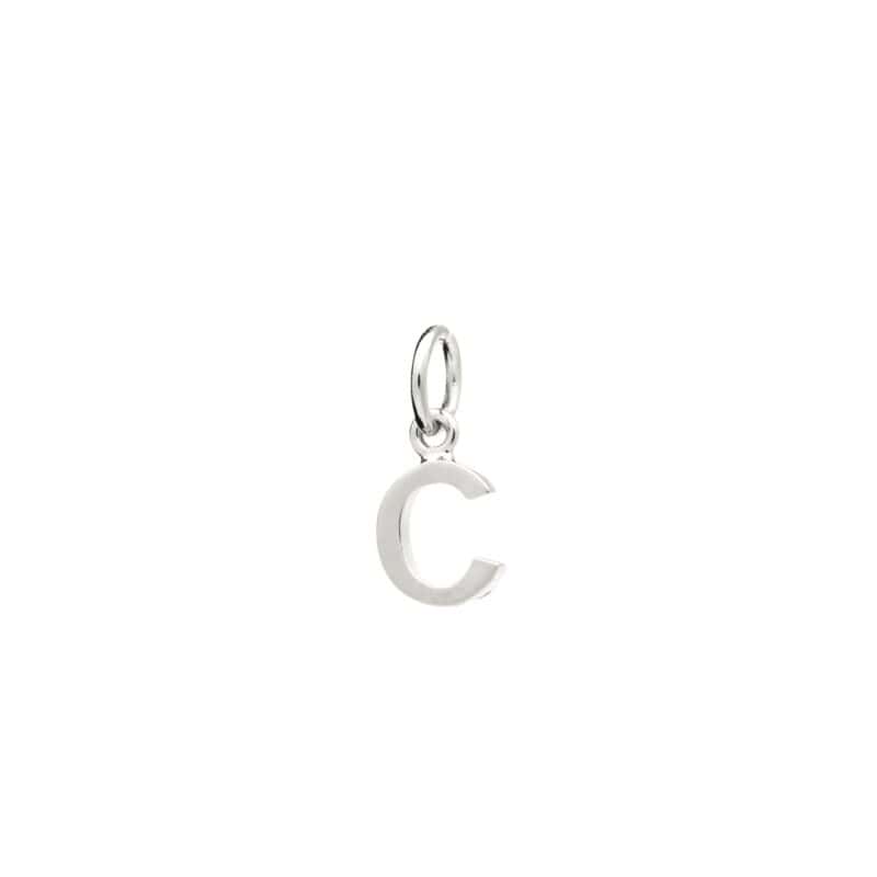 Silver Alphabet Letter Charm - Luceir - Silverado Jewellery