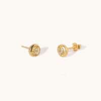 November Birthstone Stud Earrings - Luceir - Silverado Jewellery