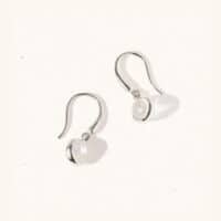 Silver October Birthstone Drop Earrings - Lucier - Silverado Jewellery