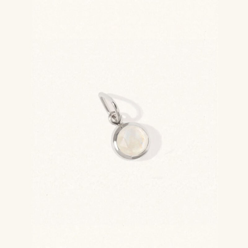 Silver October Birthstone Pendant - Lucier - Silverado Jewellery