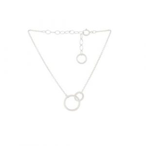 Pernille Corydon Silver Mini Double Loop Bracelet- Silverado Jewellery