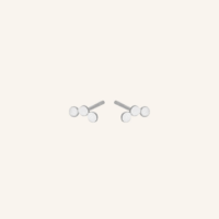 Silver Berlin stud earrings - Pernille Corydon - Silverado Jewellery