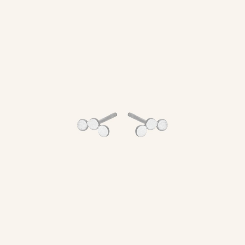 Silver Berlin stud earrings - Pernille Corydon - Silverado Jewellery