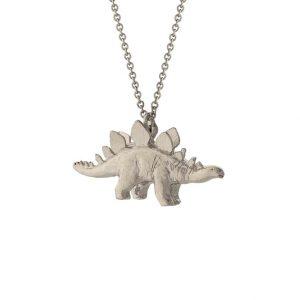 Silver Stegosaurus Necklace - Alex Monroe - Silverado Jewellery