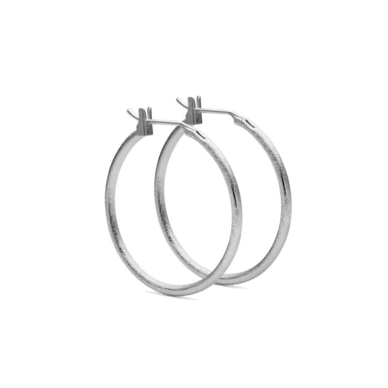 30mm hoop earrings - Pure by Nat - Silverado Jewellery