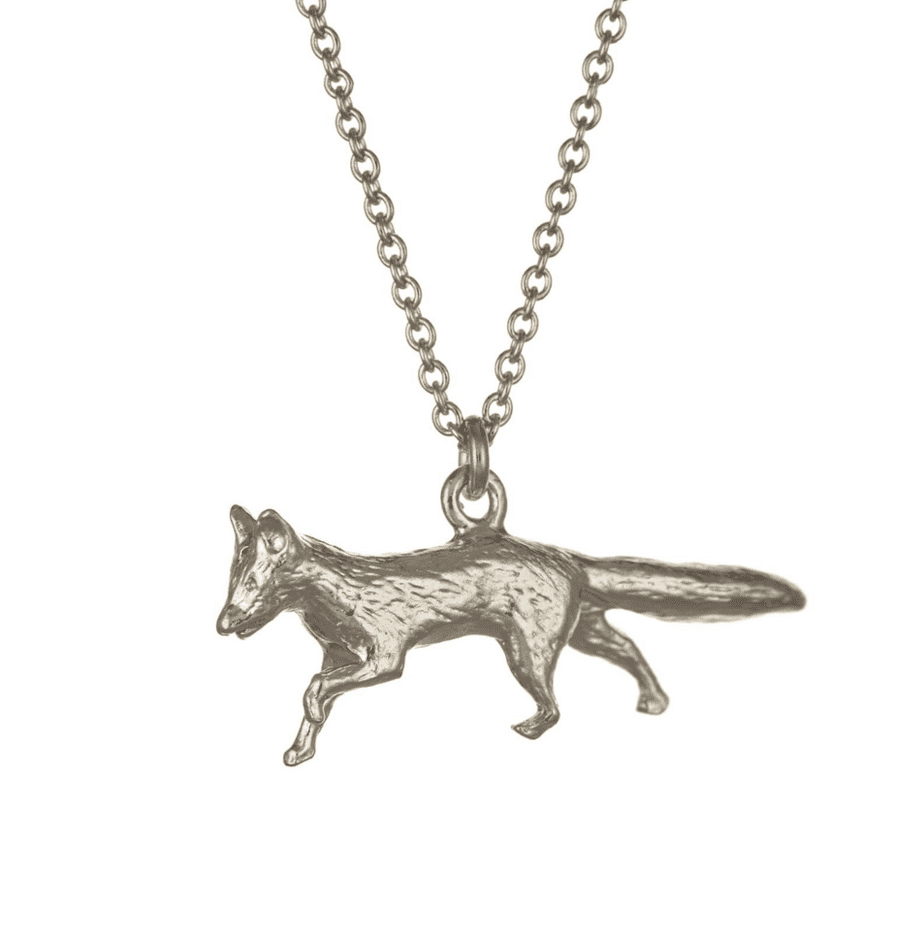 Wild Fox Necklace Sterling Silver Fox Charm Pendant on Adjustable Sterling  Chain or Charm Only - Etsy