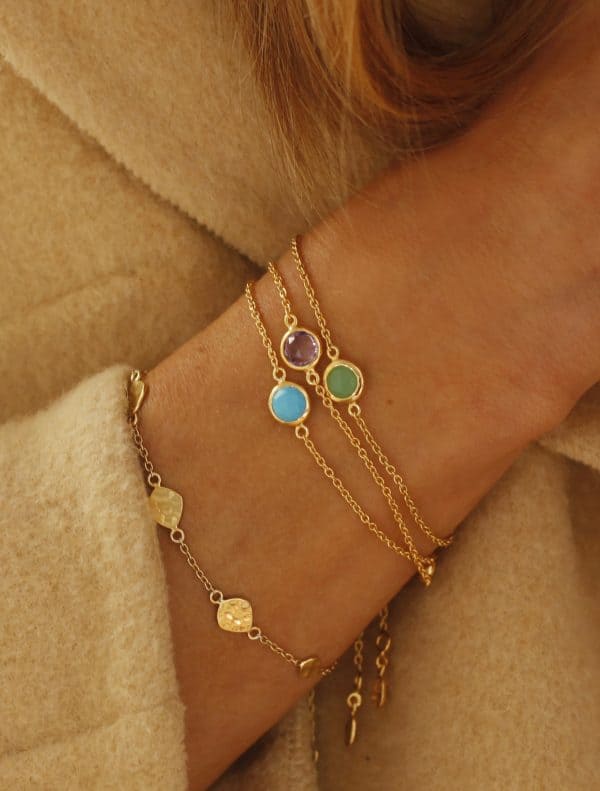 Birthstone bracelets by Luceir Jewellery
