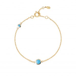 Luceir gold december birthstone bracelet