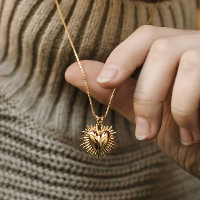 Rachel Jackson Electric Heart Necklace - Silverado Jewellery