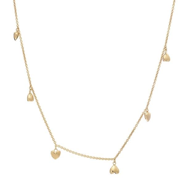 Rachel Jackson gold multi heart necklace