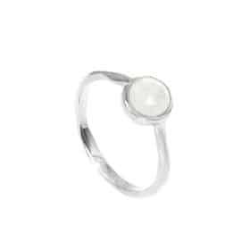 sterling silver october birthstone ring