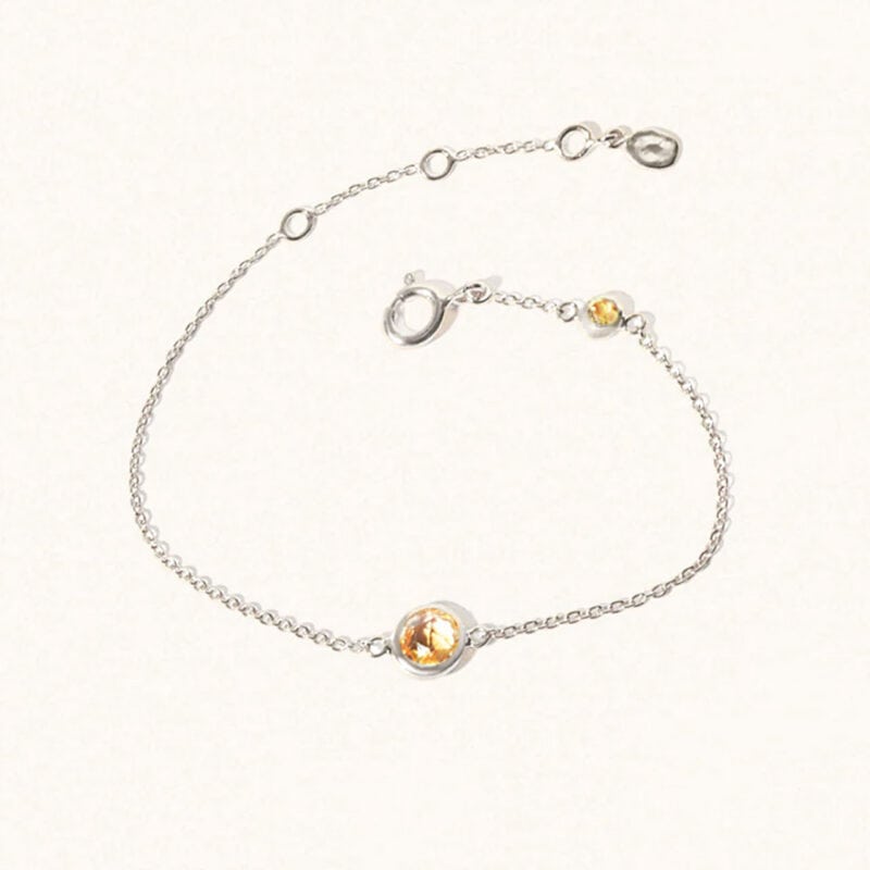 Silver November Birthstone Bracelet - Luceir - Silverado Jewellery