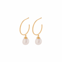 Silver ocean dream hoop earrings - Pernille corydon - Silverado Jewellery