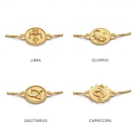 Rachel Jackson gold zodiac bracelet