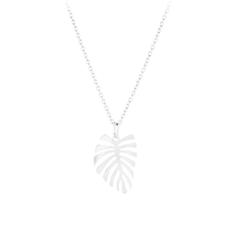 Silver Fern Leaf Necklace - PERNILLE CORYDON - SIGNS OF SUMMER COLLECTION - Silverado Jewellery
