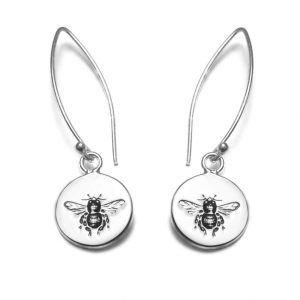 Busy Bee Hook Earrings - Tales from the earth - Silverado Jewellery