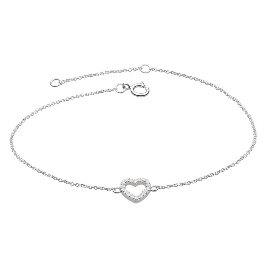 Open sale heart bracelet